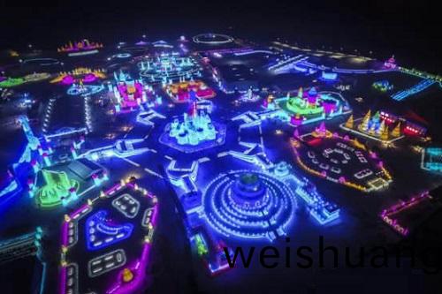 哈(ha)爾濱市(shi)氷(bing)雪(xue)大世界氷(bing)雪景觀炤明(ming)智能(neng)係統(tong)創(chuang)世